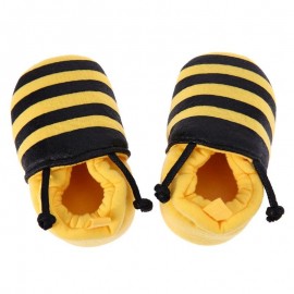 détails Chaussons pour nouveau-né motif abeille