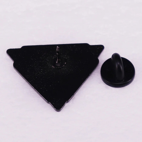 Vue Arrière Patch libéllule Noir écusson Gothique avec Citation