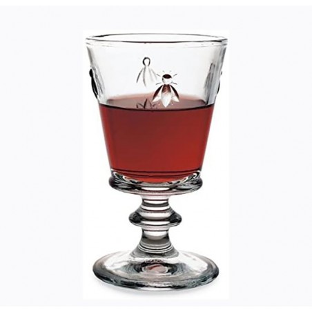 Calice da Vino con Ape in Rilievo - Idea Regalo Originale