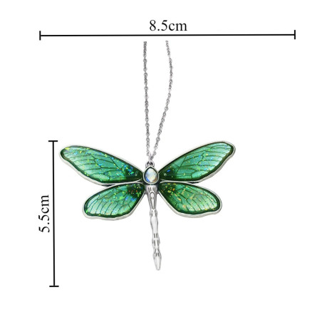 Dimensions Collier Pendentif Libellule Aile de Lumière