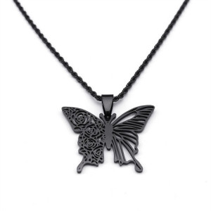 Vue détaillée Collier Papillon Gothique 'Rosée Nocturne"