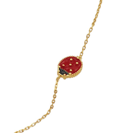 Vue détaillée du Bracelet Coccinelle Rosée du Matin