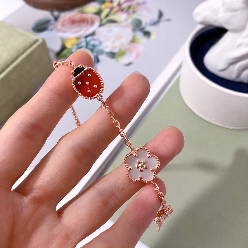 Bracelet Coccinelle Douceur Floral - plaqué Or 18 Carats