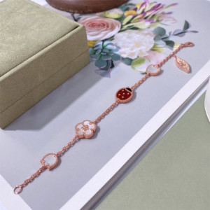 Avant Bracelet Coccinelle Douceur Floral - plaqué Or 18 Carats