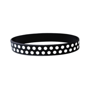 Bracelet Coccinelle en Silicone pour faire la fête Couleur noir