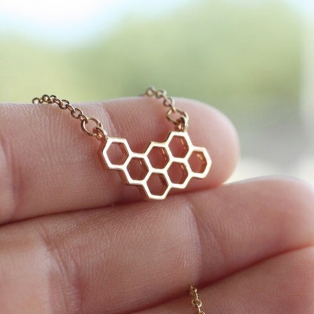 Joli Pendentif Abeille or