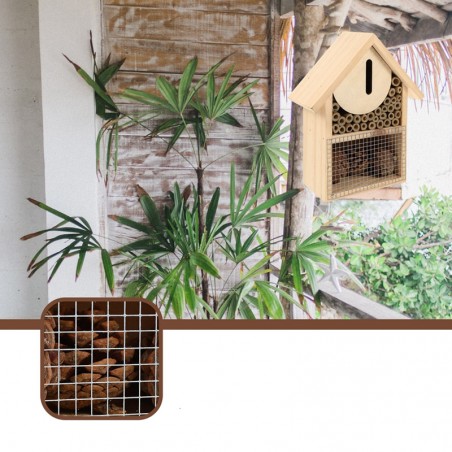 avis maison en bois suspendue pour abeilles
