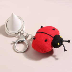 Portachiavi Coccinella in Tessuto | Idea Regalo Originale