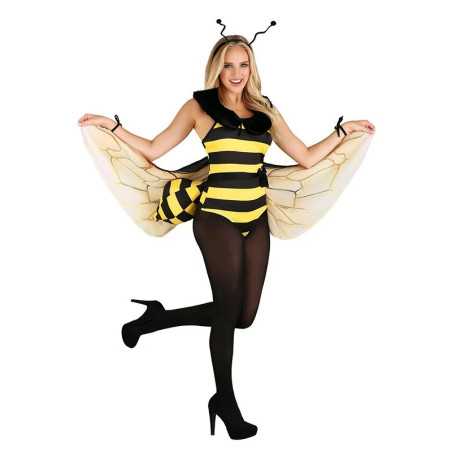 Vue générale Déguisement Abeille Éclat Doré - Ensembles COMPLET !
