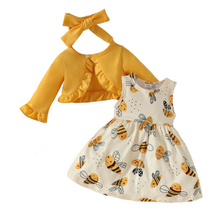 Barbotteuse Bébé Abeille Douceur de Pollen - ensemble 3 pièces