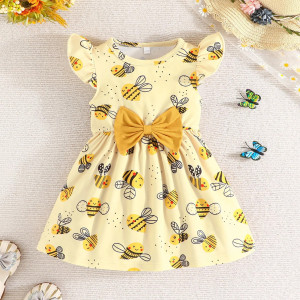 Robe été Bébé Abeille 'Douce Mélodie des Ailes' modèle 2