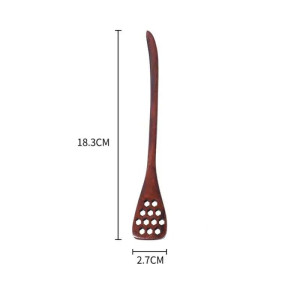 Cuillère trouée en bois pour le miel ou pour bien remuer - modèle 1