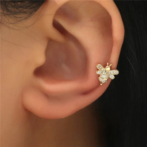 Boucles d'oreilles en argent sterling 925 clip oreille