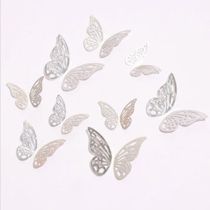 Autocollant Mural Créatif Papillon - Papillons 3D aux Ailles Creuses - Modele   1