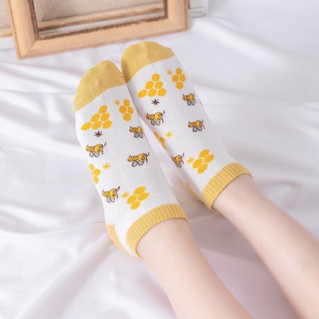 chaussette abeille basses taille unique
