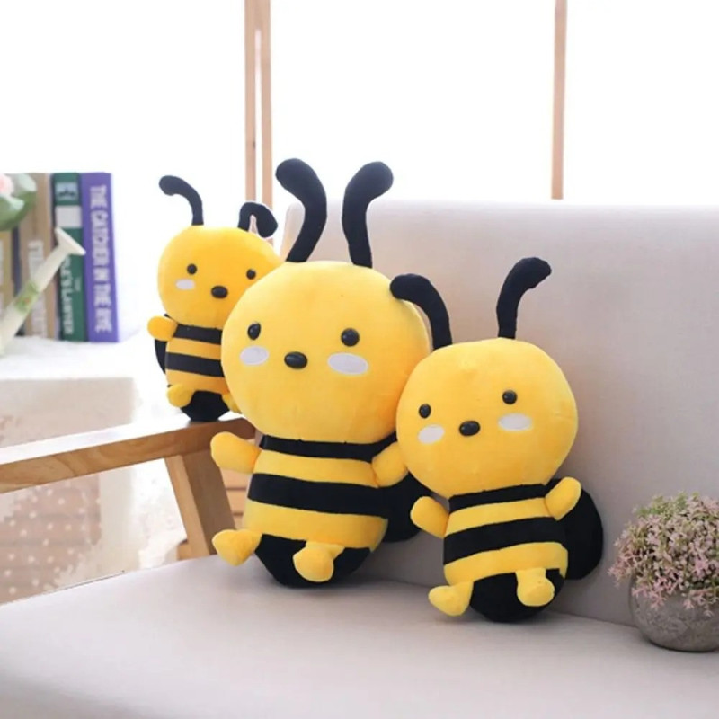 Grande peluche abeille - 3 tailles au choix !