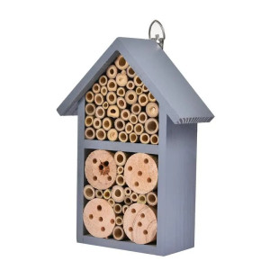 Vue de côté Grande Maison d'abeille et insectes