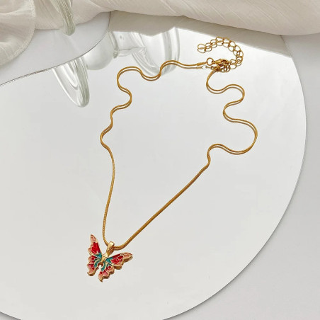 Collier papilion vintage