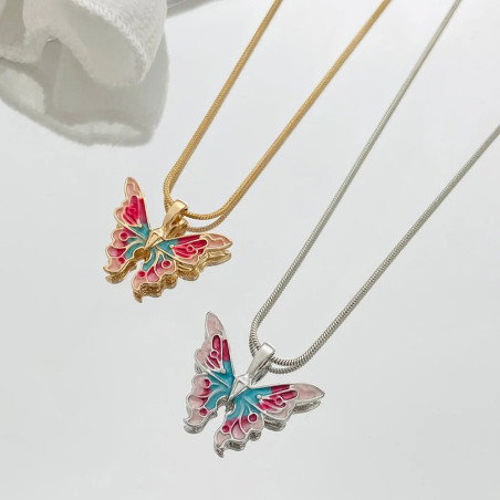 Collier papilion vintage