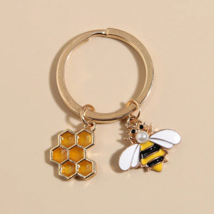 Portachiavi Ape "Tesoro dell'Alveare" - Idea Regalo Donna