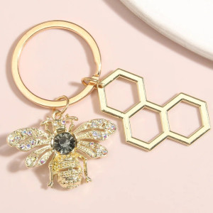 Portachiavi Ape con Strass – Idea Regalo Donna Originale