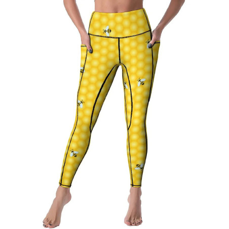 Leggings Ape "Dolcezza dell'Alveare" – Comfort & Stile Naturale