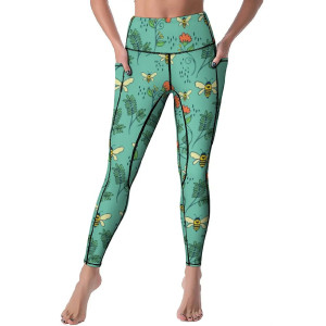 Leggings Yoga Ape "Passeggiata Floreale" - Comfort & Stile