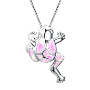 Collana Rana Luce Rosata | Gioiello Natura Elegante