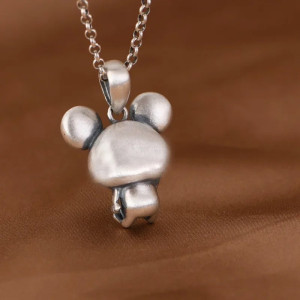 Collana Rana Argento 925 Occhi Zaffiro | Idea Regalo Donna