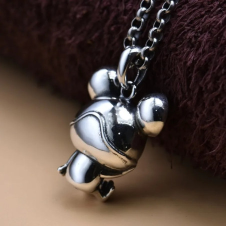 Collana Rana Occhio Mistico Verde | Gioiello in Argento 925