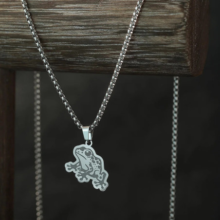 Collana Rana Originale | Gioiello in Acciaio | Idea Regalo Donna