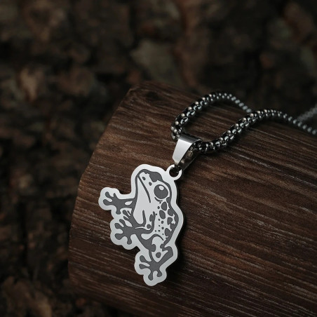 Collana Rana Originale | Gioiello in Acciaio | Idea Regalo Donna