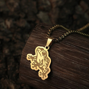 Collana Rana Originale | Gioiello in Acciaio | Idea Regalo Donna