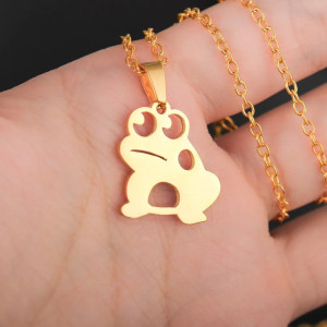 Collana Rana Salto Allegro - Gioiello Minimalista Oro Argento