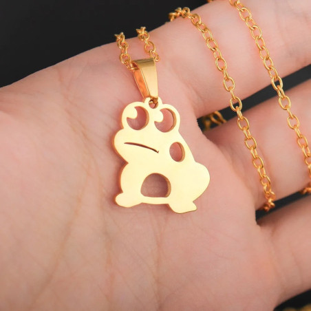 Collana Rana Salto Allegro - Gioiello Minimalista Oro Argento