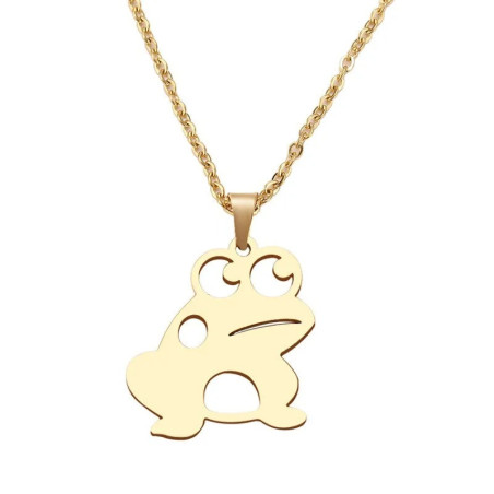 Collana Rana Salto Allegro - Gioiello Minimalista Oro Argento