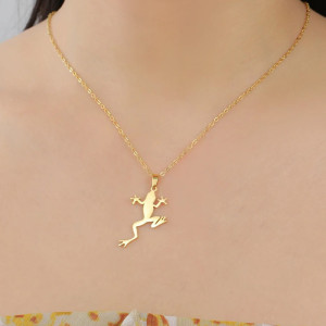 Collana Rana Salto di Luce | Gioiello Minimalista Originale