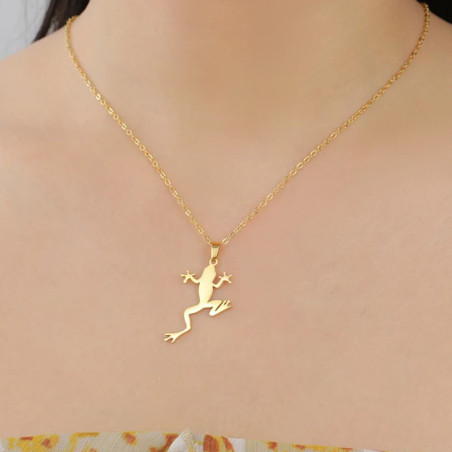 Collana Rana Salto di Luce | Gioiello Minimalista Originale