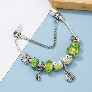 Bracciale Rana Charm Smeraldo - Gioiello Originale Natura