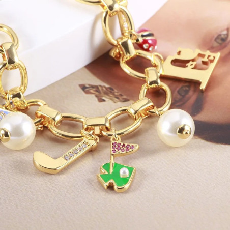 Bracciale Rana in Smalto e Charm | Gioiello Originale Donna
