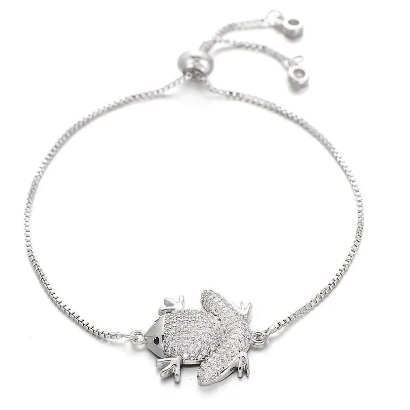 Bracelet Grenouille Lueur Cristalline