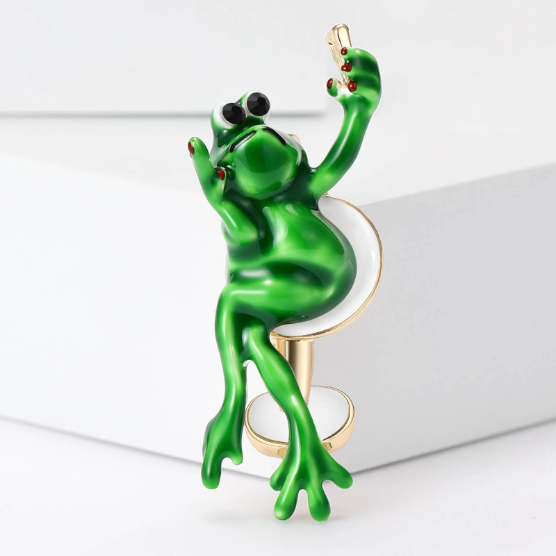 Broche Grenouille Étoile de la Scène