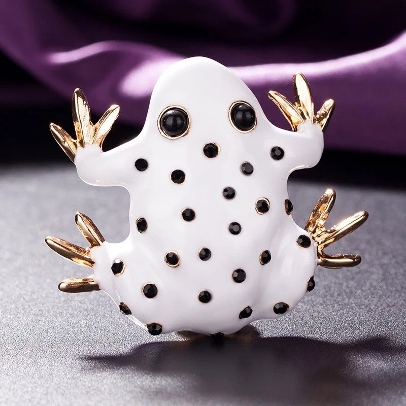 Broche Grenouille Trésor de Rainette - 2 couleurs au choix - modèle 1