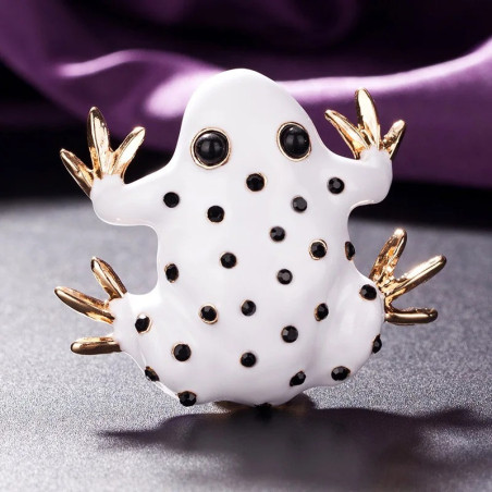 Broche Grenouille Trésor de Rainette - 2 couleurs au choix - modèle 1