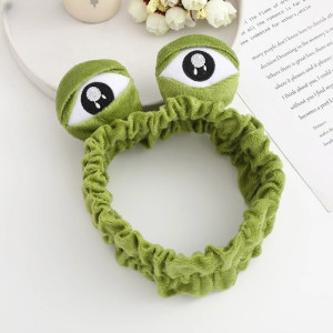 Bandeau Cheveux Grenouille en peluche