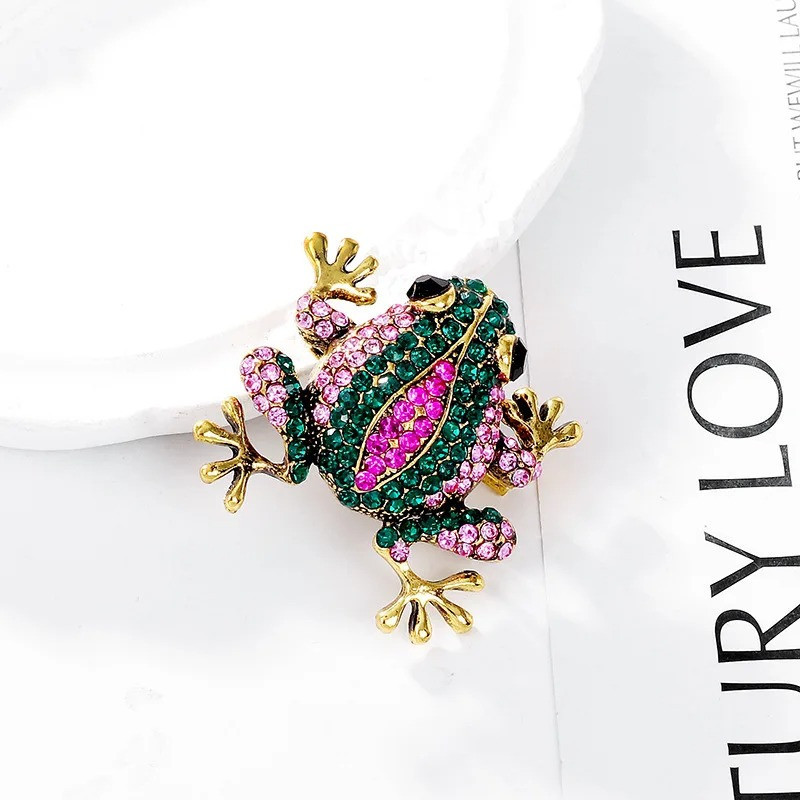 Broche Grenouille Regalia Florale