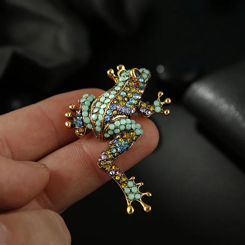 Broche Grenouille Mosaïque Royale