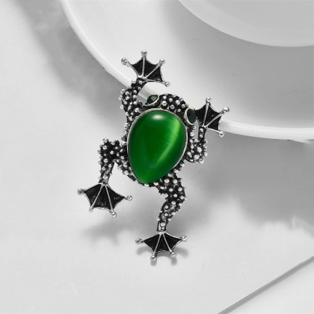 magnifique Broche Grenouille Rétro