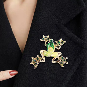 Broche Grenouille Éclat Majestueux