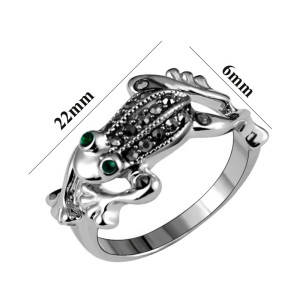 Dimensions de la Bague Grenouille Éclats d'Émeraude